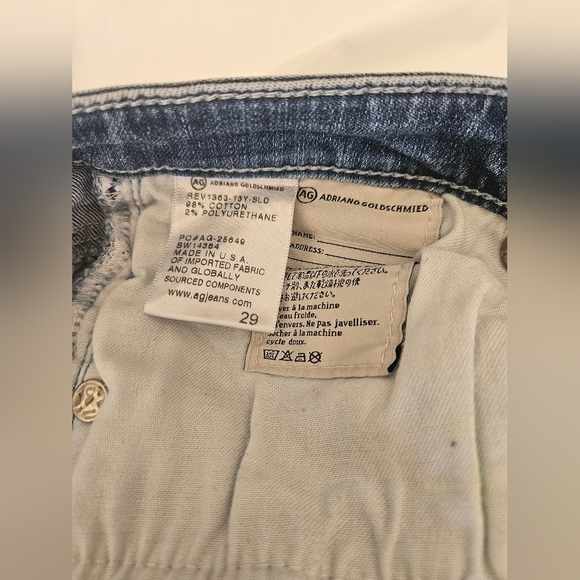 Adriano Goldschmied,Blue Denim Jeans. - Picture 5 of 6
